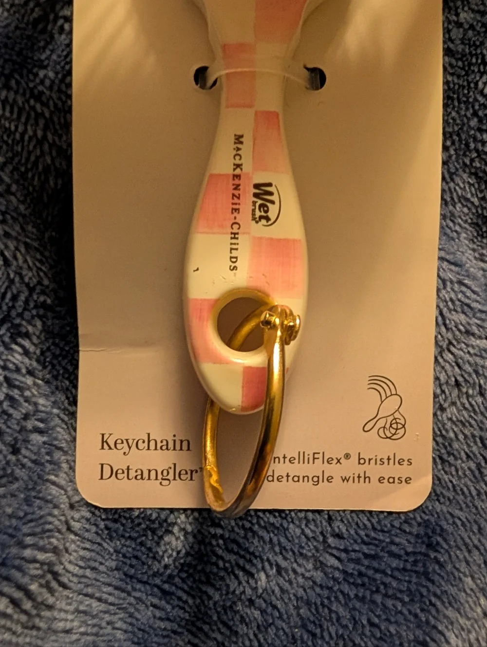 Wet Brush x MacKenzie-Childs Pink Floral Keychain Detangler